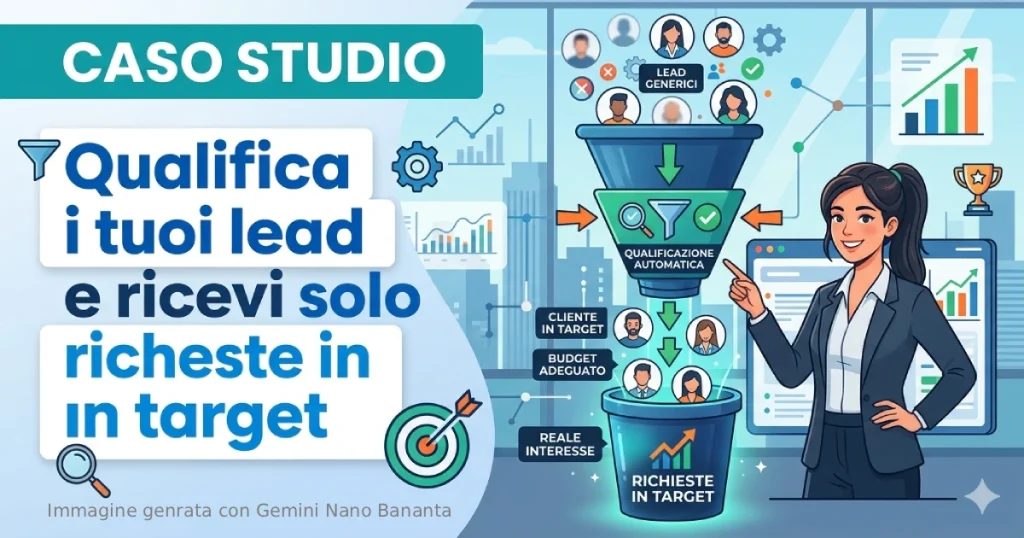 Come qualificare clienti in target caso studio presentato da Laura Bison consulente digitale aprile
