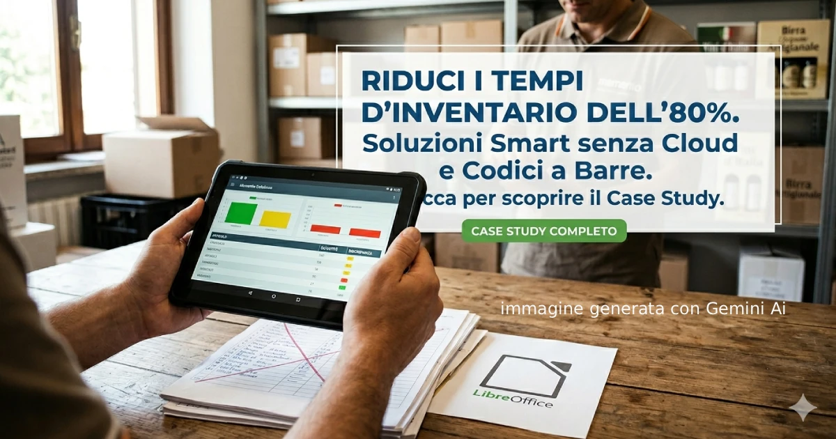Come Ottimizzare l’Inventario in una PMI senza Codici a Barre: Caso Studio Reale